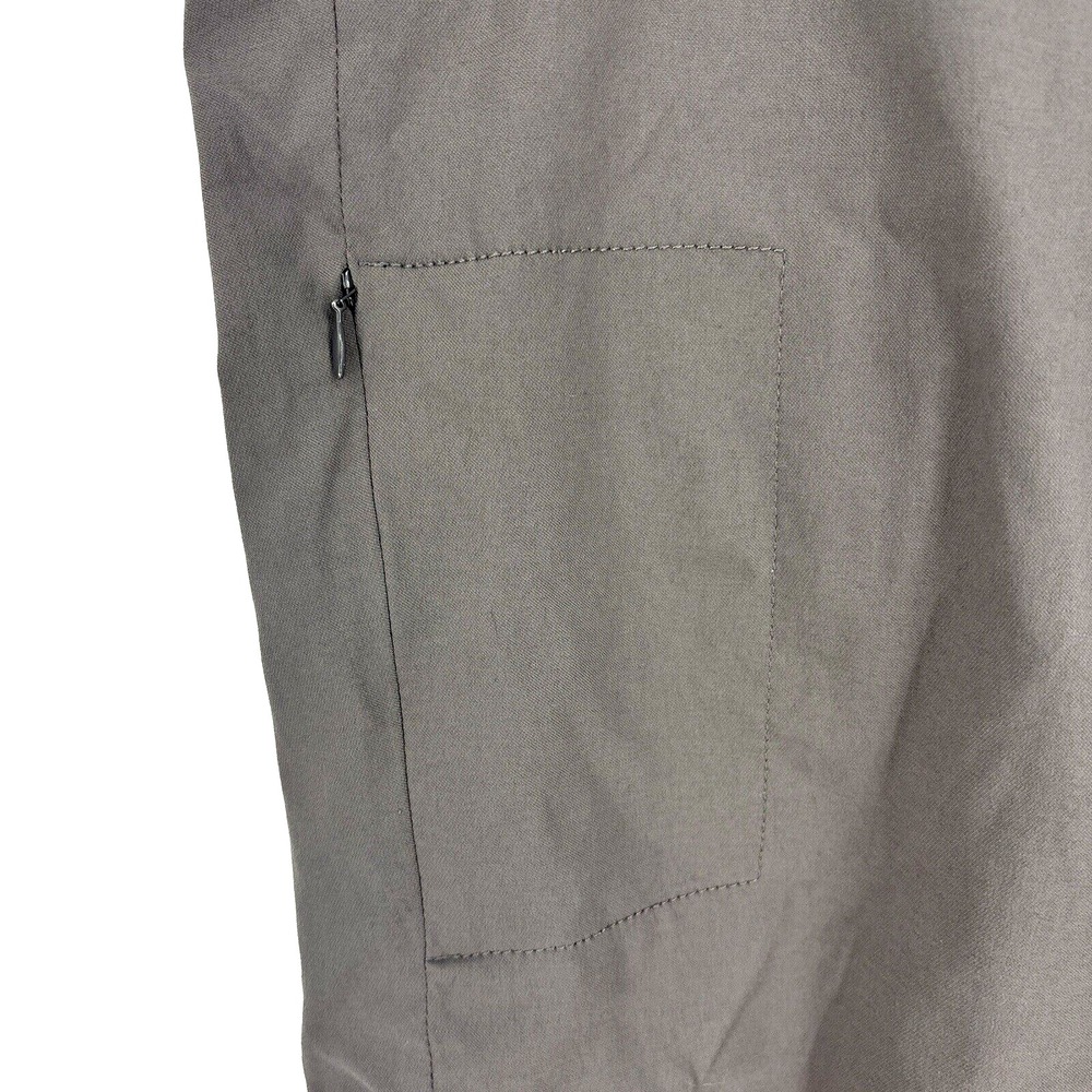 Prana Halle Convertible Pants 12 Gray Hiking Stretchy Pockets Capris Outdoors - Picture 4 of 15